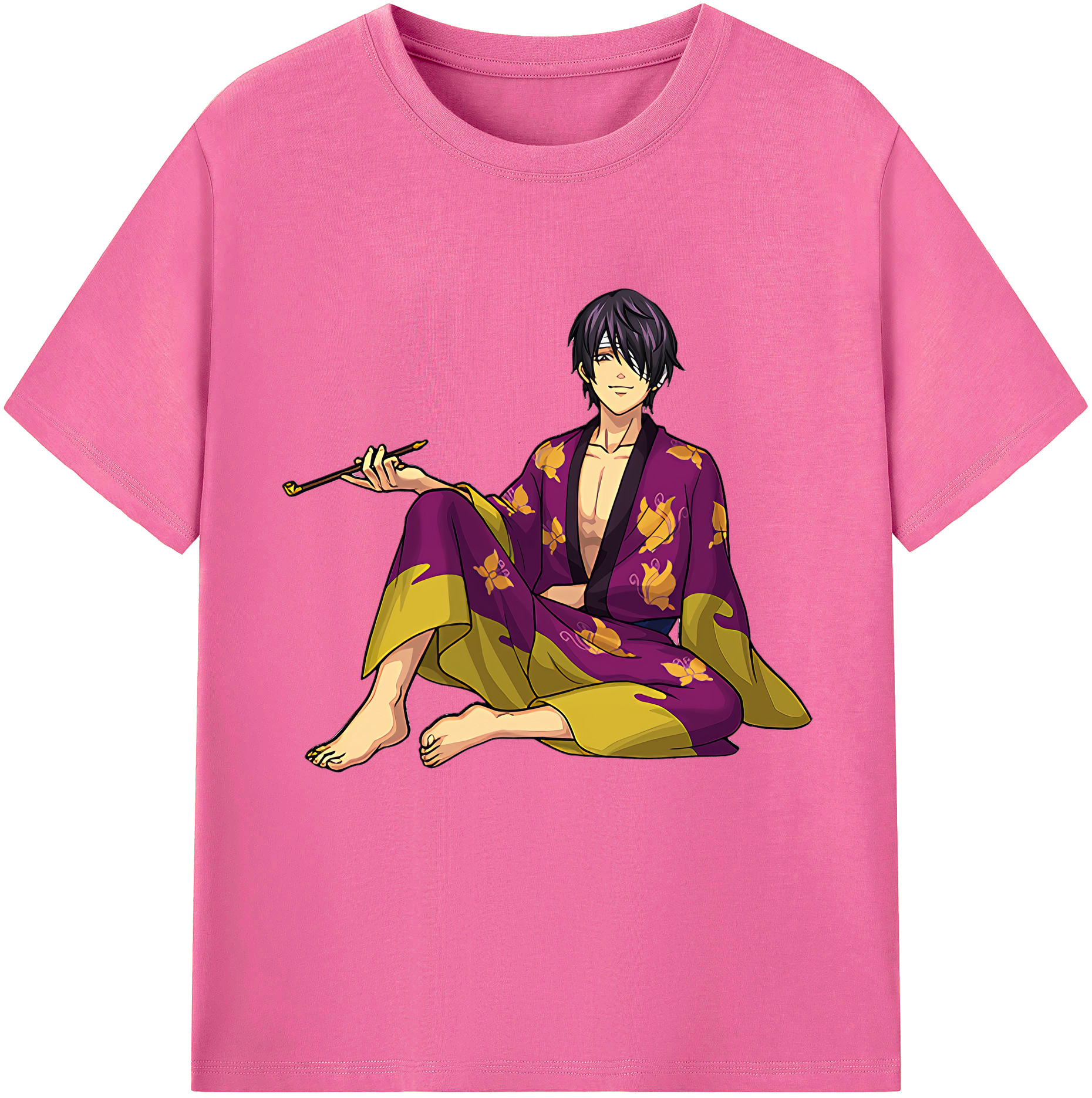 （画像用） ぎんたま 坂田銀時（さかたぎんとき） 神楽 志村新八（しむら しんぱち） GINTAMA Sakata Gintoki Kagura Shimura Shinpachi レディースカジュアルプリントTシャツ（綿100％）